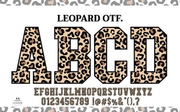 Leopard Varsity Font for Bold Collegiate Designs
