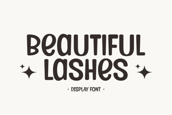 Beautiful Lashes Font for Elegant Design Projects