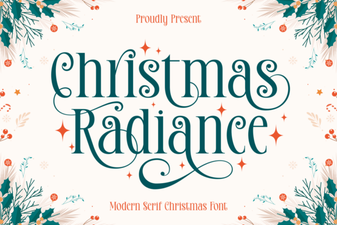Christmas Radiance Font – Festive Holiday Typography