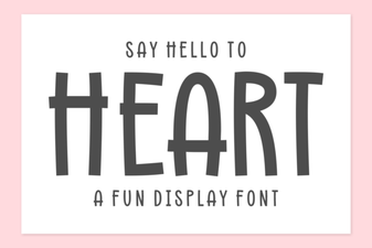 Creative Heart Fonts for Unique Design Projects