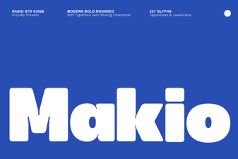 Makio Font: a Creative Typeface for Bold Design Projects
