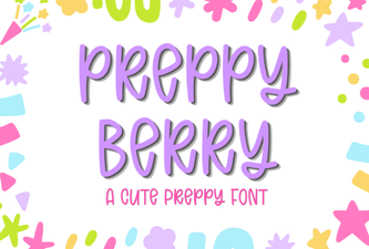 Preppy Berry Font: Chic Typography for Creative Projects