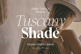 Tuscany Shade Font – Elegant Shaded Typography for Designers